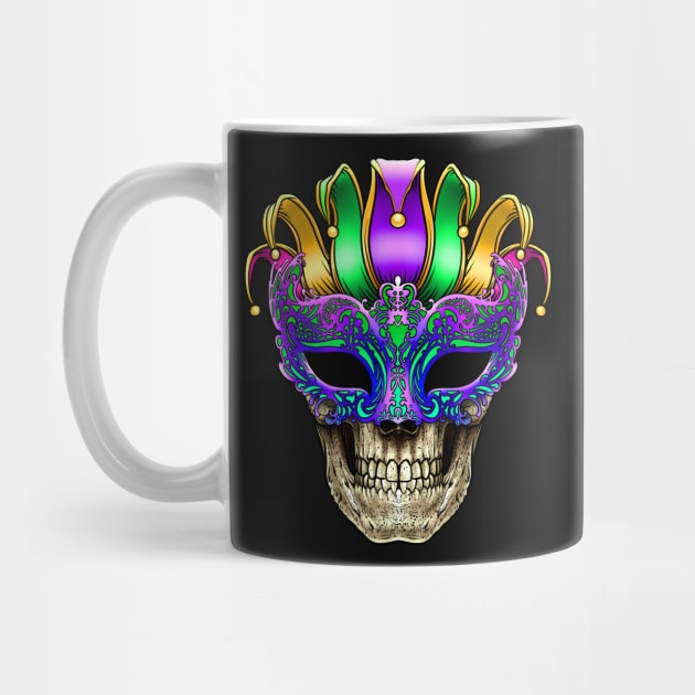 Mardi Gras Skull Mask by BDAZ